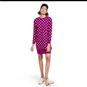Victor Glemaud for Target women’s oversized pink& orange polka dot sweater dress